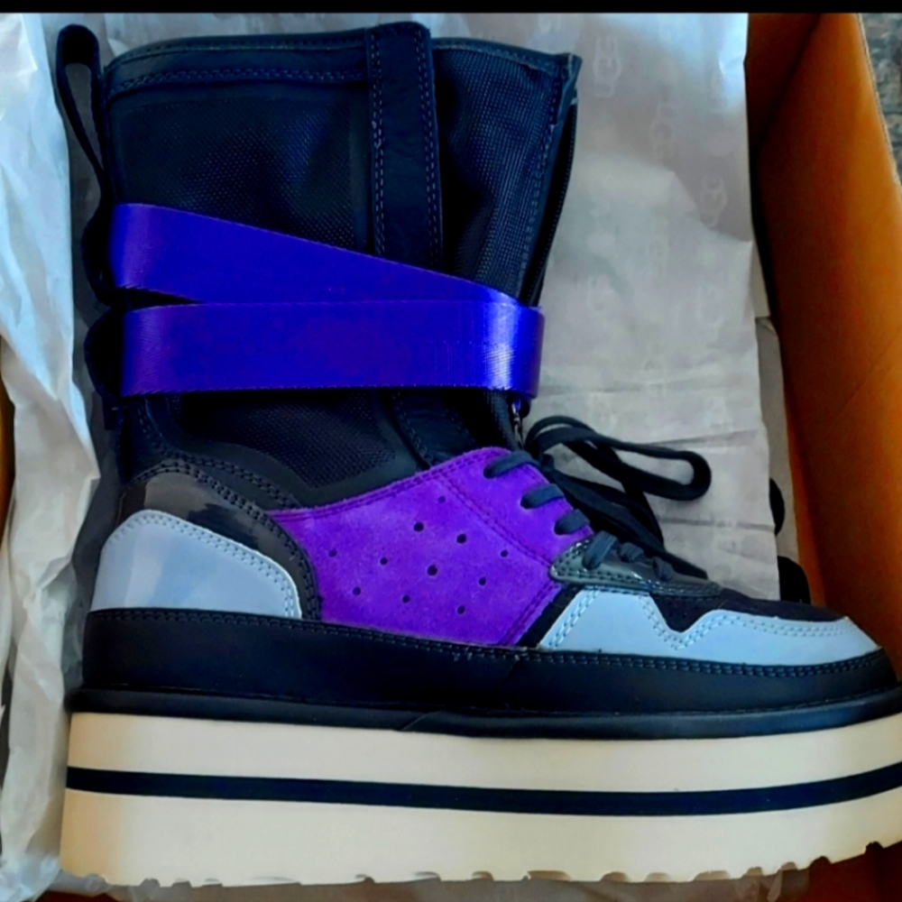 Ugg Pop Punk Hightop Platform Sneaker 7 NWT